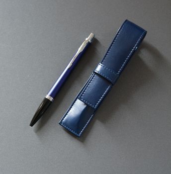 Zestaw Prezentowy Parker Długopis Urban Niebieski GT i skórzane etui do długopisu 2093381✓  Prezent dla nauczyciela✓ Długopis Parker z dedykacją (1).JPG
